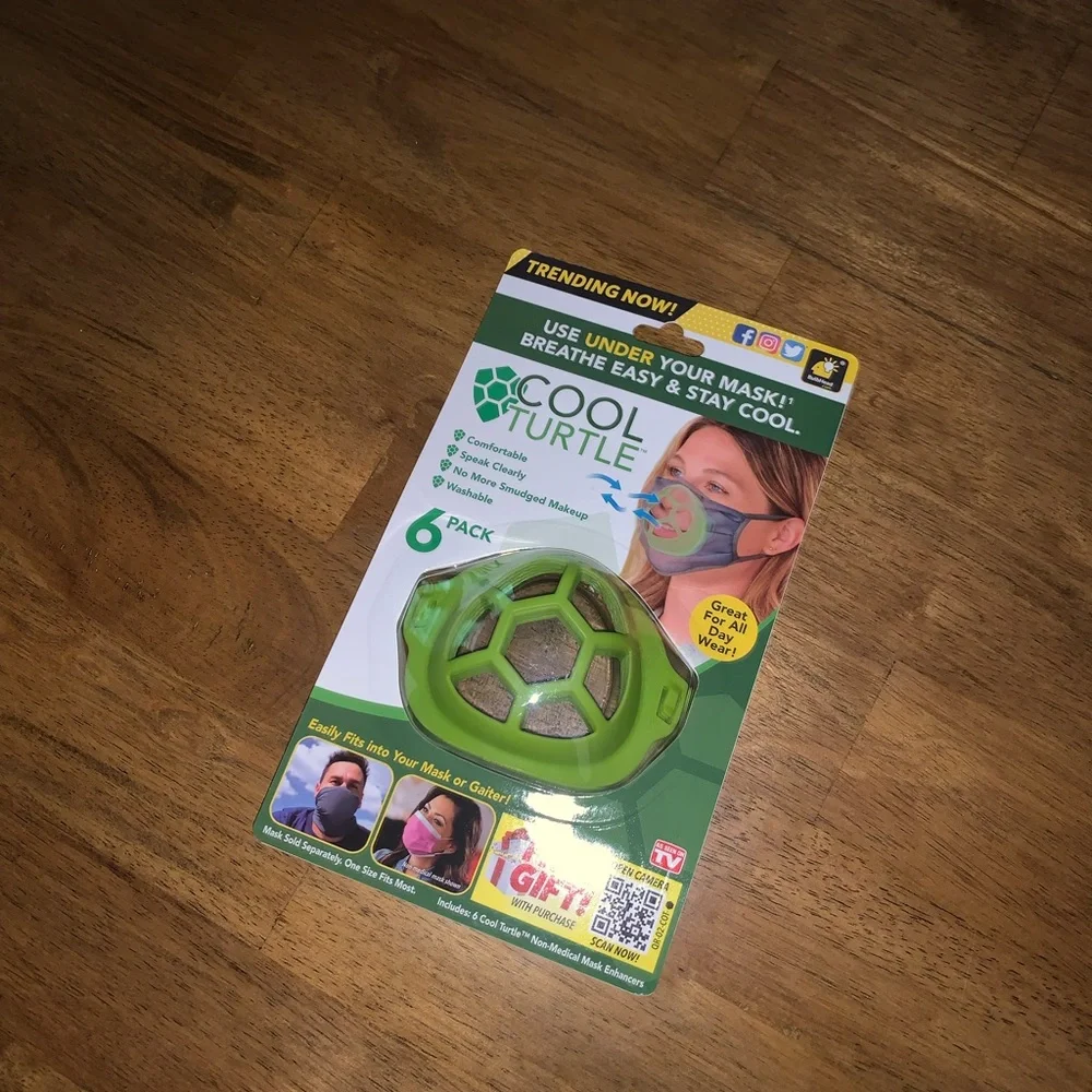 Cool Turtle Mask enhancer (6pk) Brand New!!